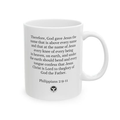 Jesus Christ is Lord Ceramic Mug, (11oz)