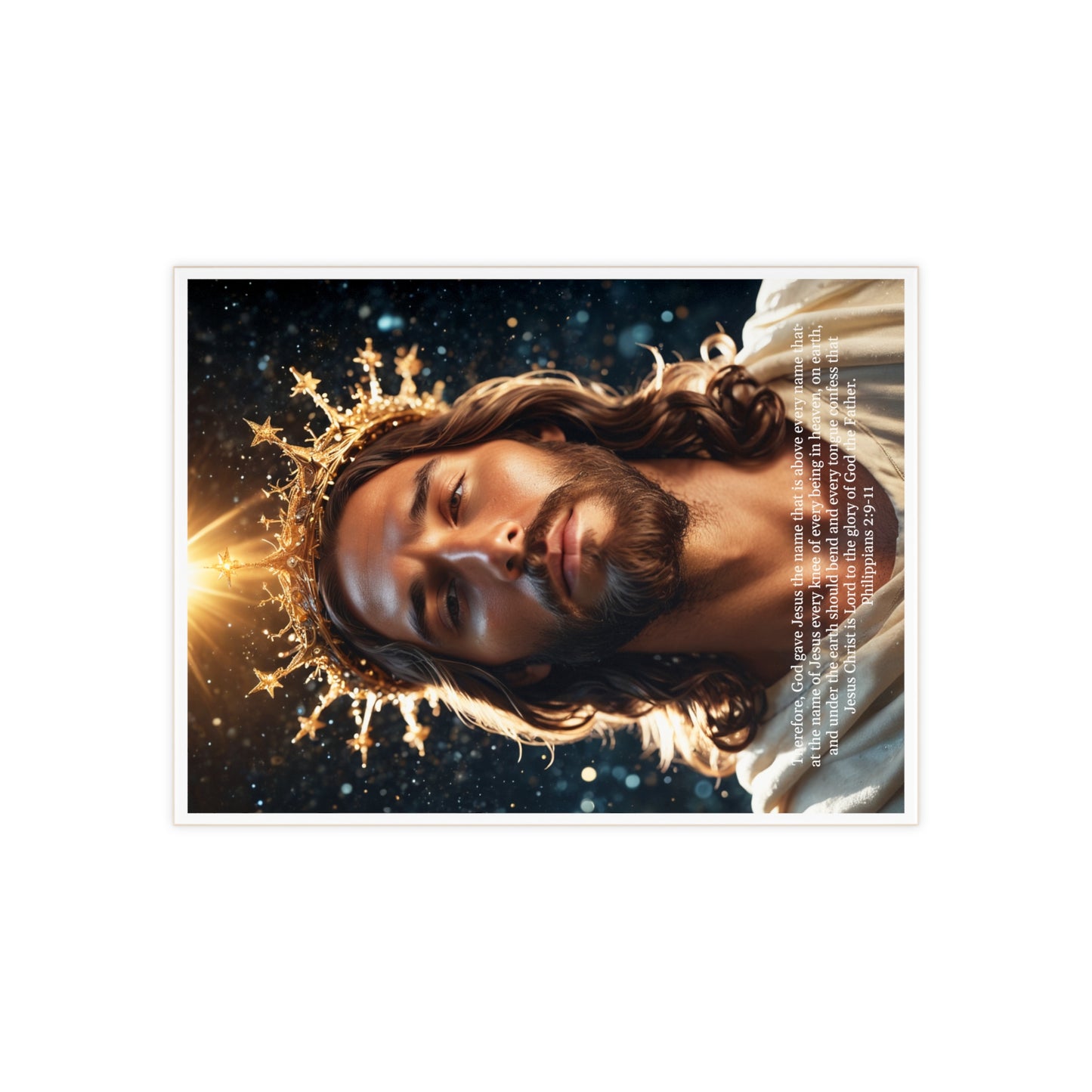 "Jesus Christ is Lord" Ceramic Photo Tile