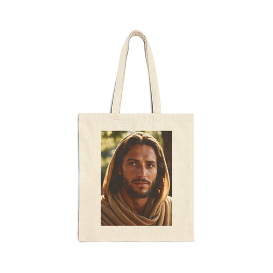 "Who do you say that I am" Cotton Canvas Tote Bag