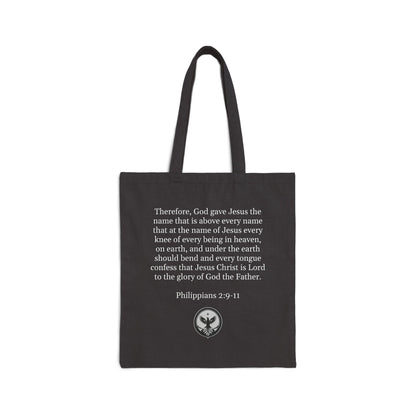 Jesus Christ is Lord  Cotton Canvas Tote Bag