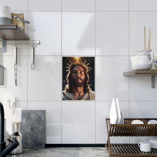 "Jesus Christ is Lord" Ceramic Photo Tile