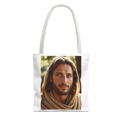 Who do you say that I am" Tote Bag (AOP)