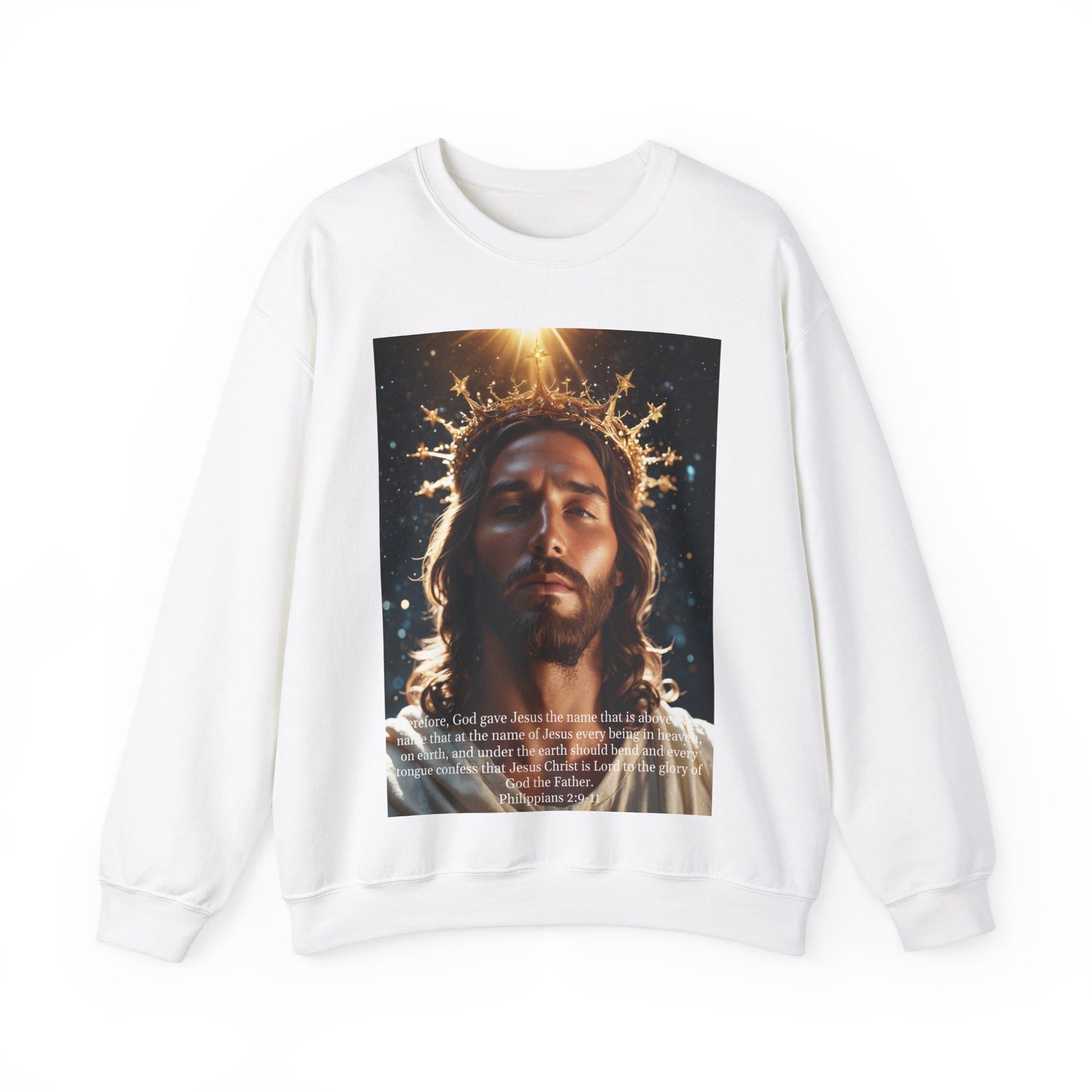 "Jesus Christ is Lord" Unisex Heavy Blend™ Crewneck Sweatshirt