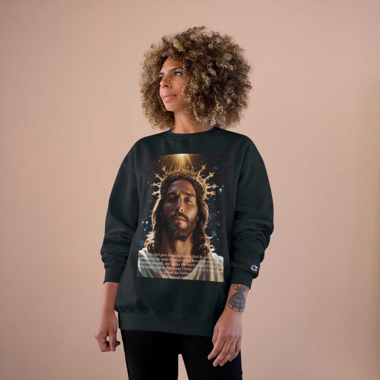 "Jesus Christ is Lord" Champion Sweatshirt